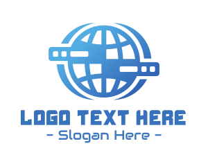 Web - Global Server Tech Company logo design