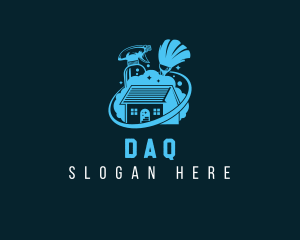 Mop - Home Sanitation Service logo design