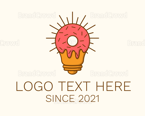 Doughnut Dessert Patisserie Logo