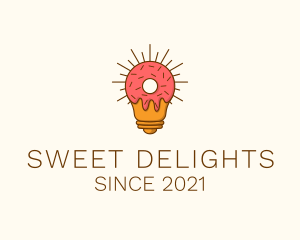 Doughnut Dessert Patisserie logo design