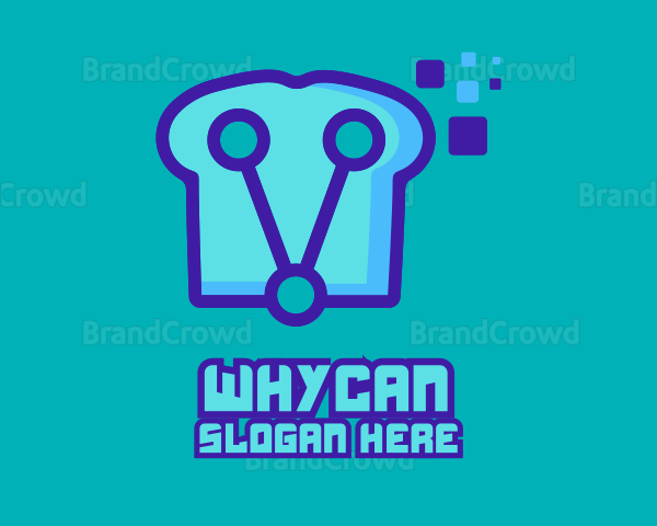 Blue Circuit Bread Logo