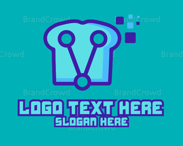 Blue Circuit Bread Logo