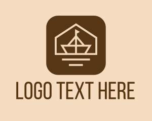 Boat - Boat House App logo design