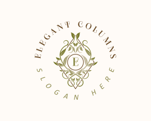 Elegant Leaves Luxury logo design