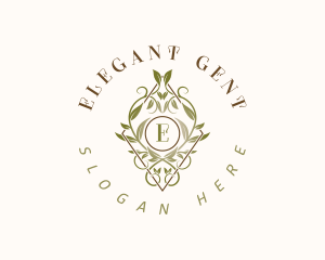 Elegant Leaves Luxury logo design