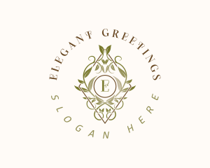 Elegant Leaves Luxury logo design