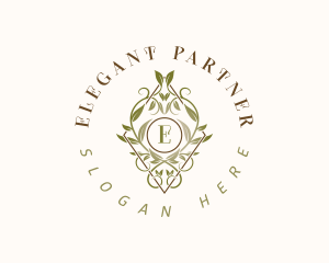 Elegant Leaves Luxury logo design