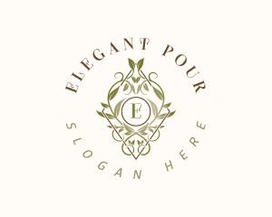 Elegant Leaves Luxury logo design