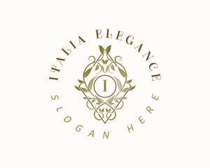 Elegant Leaves Luxury logo design