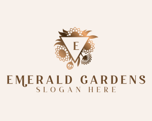 Stylish Floral Garden logo design