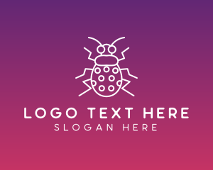 Hack - Insect Bug Outline logo design