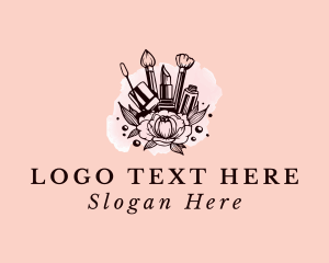 Aesthetic - Flower Beauty Product logo design