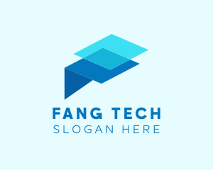 Tech Programming Letter F  logo design