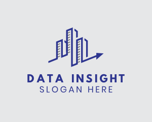 Report - Building Analytics Graph logo design