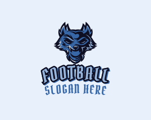 Mascot - Blue Wolf Esports logo design