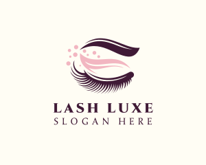 Beauty Cosmetics Eyelash logo design