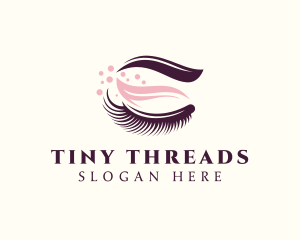 Beauty Cosmetics Eyelash logo design