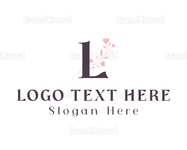 Floral Elegant Beauty Logo