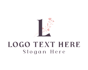 Dermatology - Floral Elegant Beauty logo design