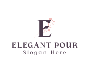 Floral Elegant Beauty logo design