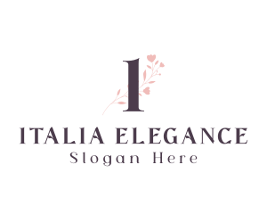 Floral Elegant Beauty logo design