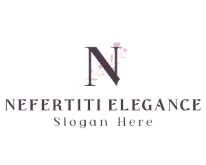 Floral Elegant Beauty logo design