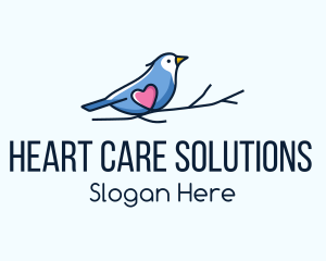 Bird Heart Branch logo design