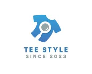 T Shirt - Blue Shirt Investigator logo design