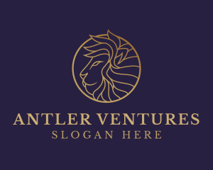 Luxury Lion Safari logo design