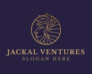 Luxury Lion Safari logo design