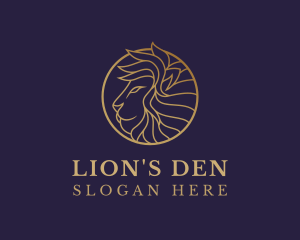 Lion - Luxury Lion Safari logo design