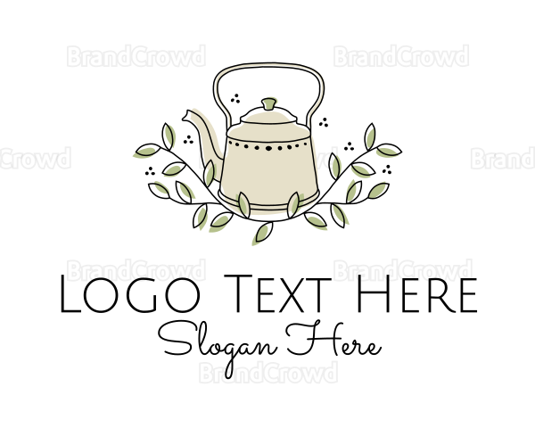 Leaf Branch Kettle Teahouse Logo