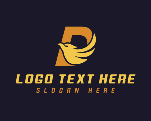 Sports - Avian Eagle Letter D logo design