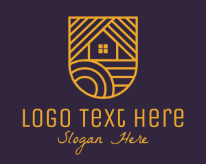 Neighbor - Gold Home Realty logo design