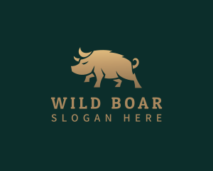 Boar - Wild Warthog Animal logo design