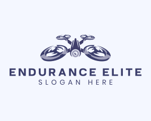 Drone Surveillance Lens logo design