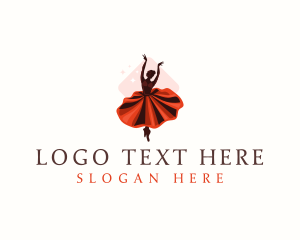 Theater - Ballerina Dance Theater logo design