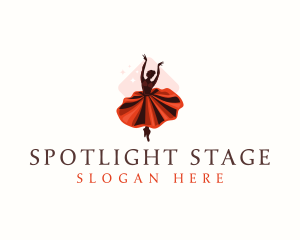 Theater - Ballerina Dance Theater logo design