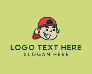 Teenager - Naughty Skater Boy logo design