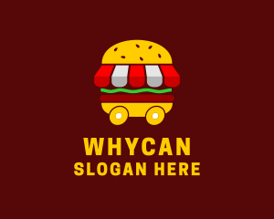 Burger Sandwich Food Stall  Logo