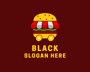 Burger Sandwich Food Stall  logo design