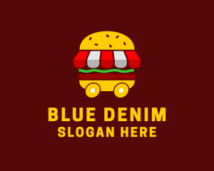 Burger Sandwich Food Stall  logo design