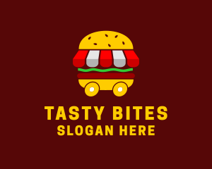 Burger - Burger Sandwich Food Stall logo design