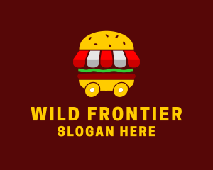 Burger Sandwich Food Stall  logo design