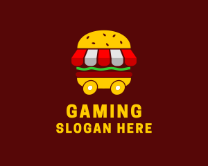Hamburger - Burger Sandwich Food Stall logo design