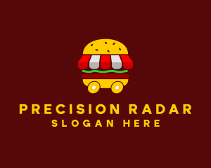 Burger Sandwich Food Stall  logo design