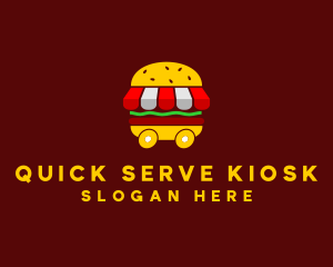 Burger Sandwich Food Stall  logo design