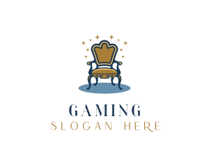 Seat - Wooden Chair Furniture logo design