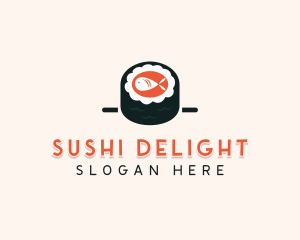 Sushi Cuisine Cooking logo design