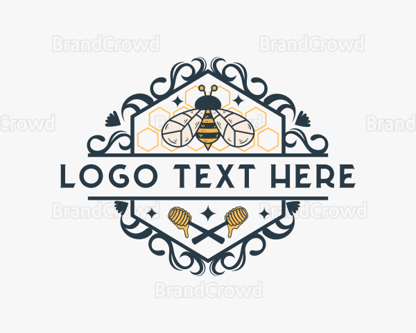 Organic Honeybee Farm Logo